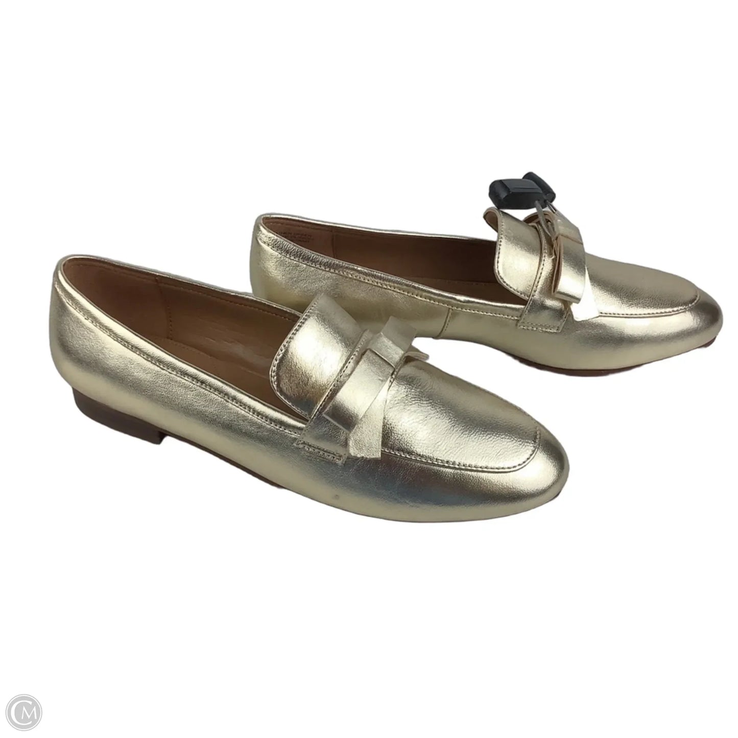 Shoes Flats By Talbots In Gold, Size: 8