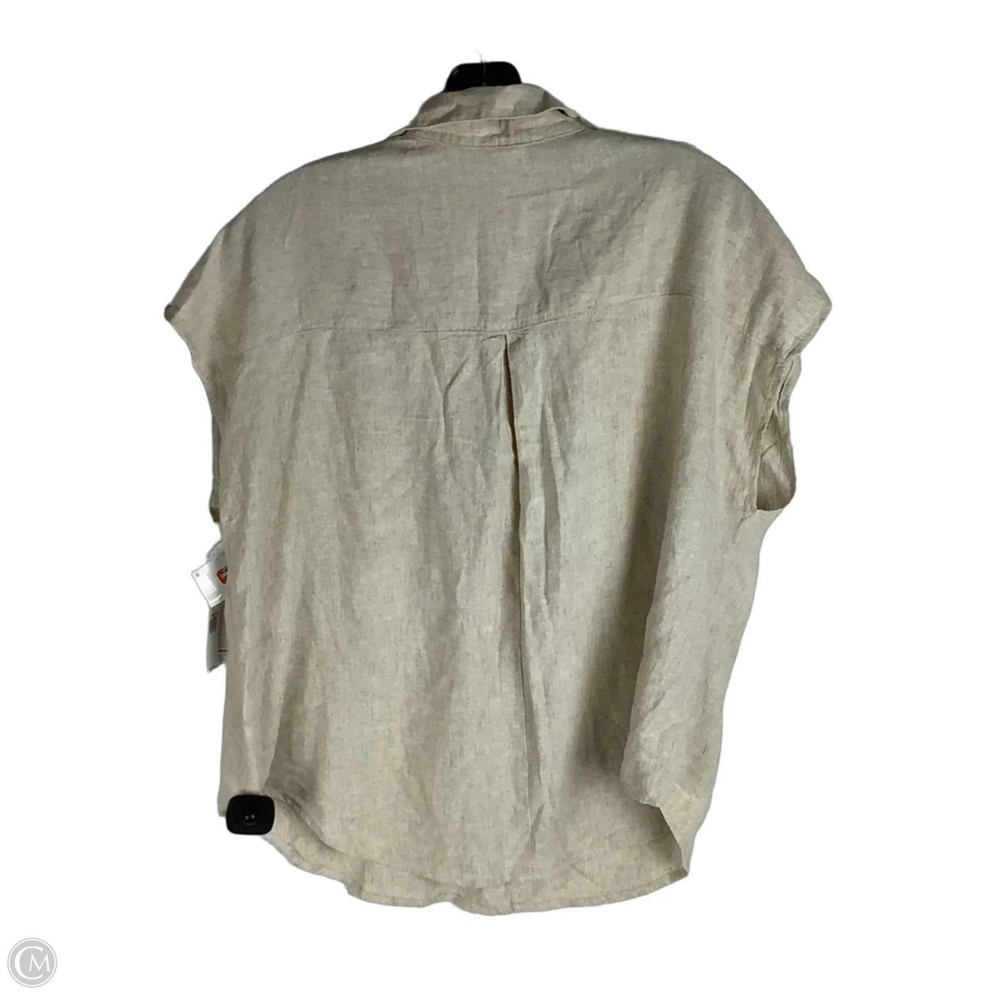 Top Short Sleeve By Old Navy In Cream, Size: L