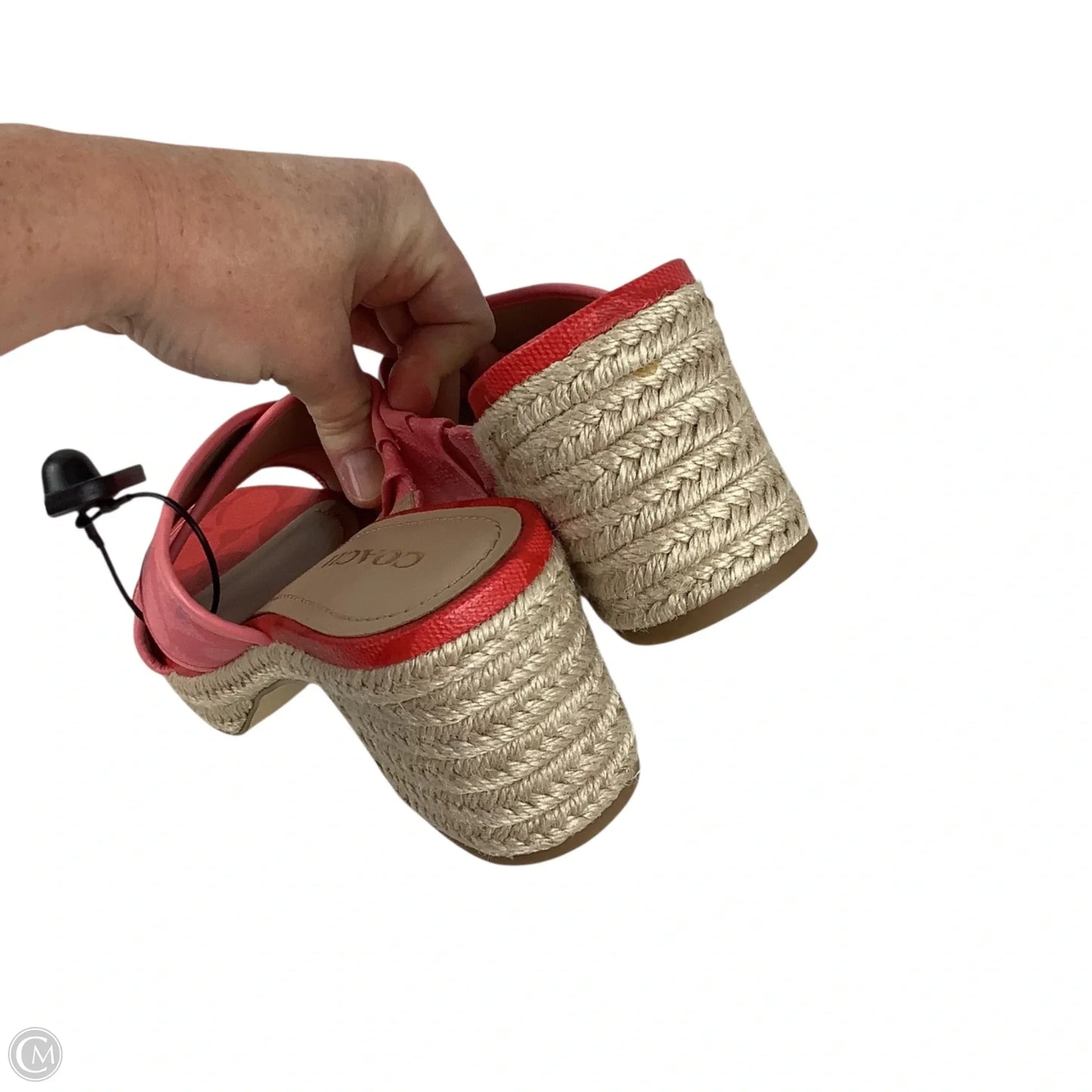 Sandals Designer By Coach In Pink, Size: 7.5