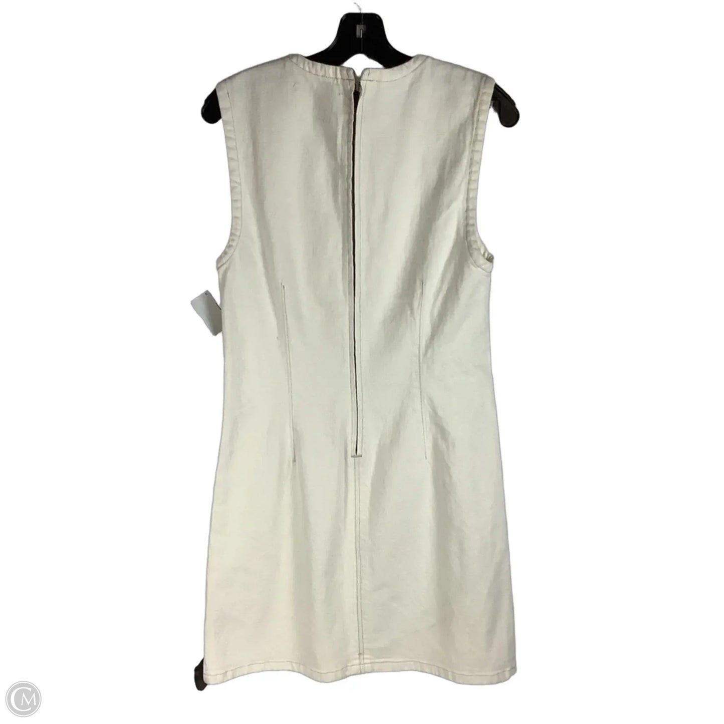 Dress Casual Midi By Abercrombie And Fitch In White, Size: M Tall