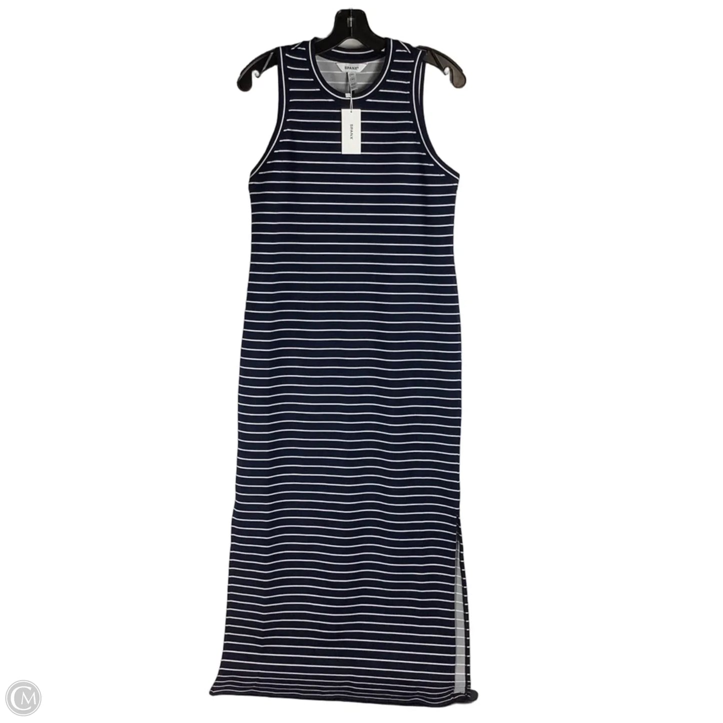 Dress Casual Maxi By Spanx In Blue & White, Size: Xs