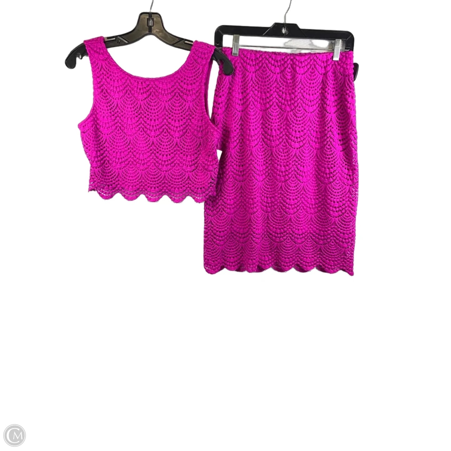 Top Sleeveless Designer By Lilly Pulitzer In Pink, Size: S