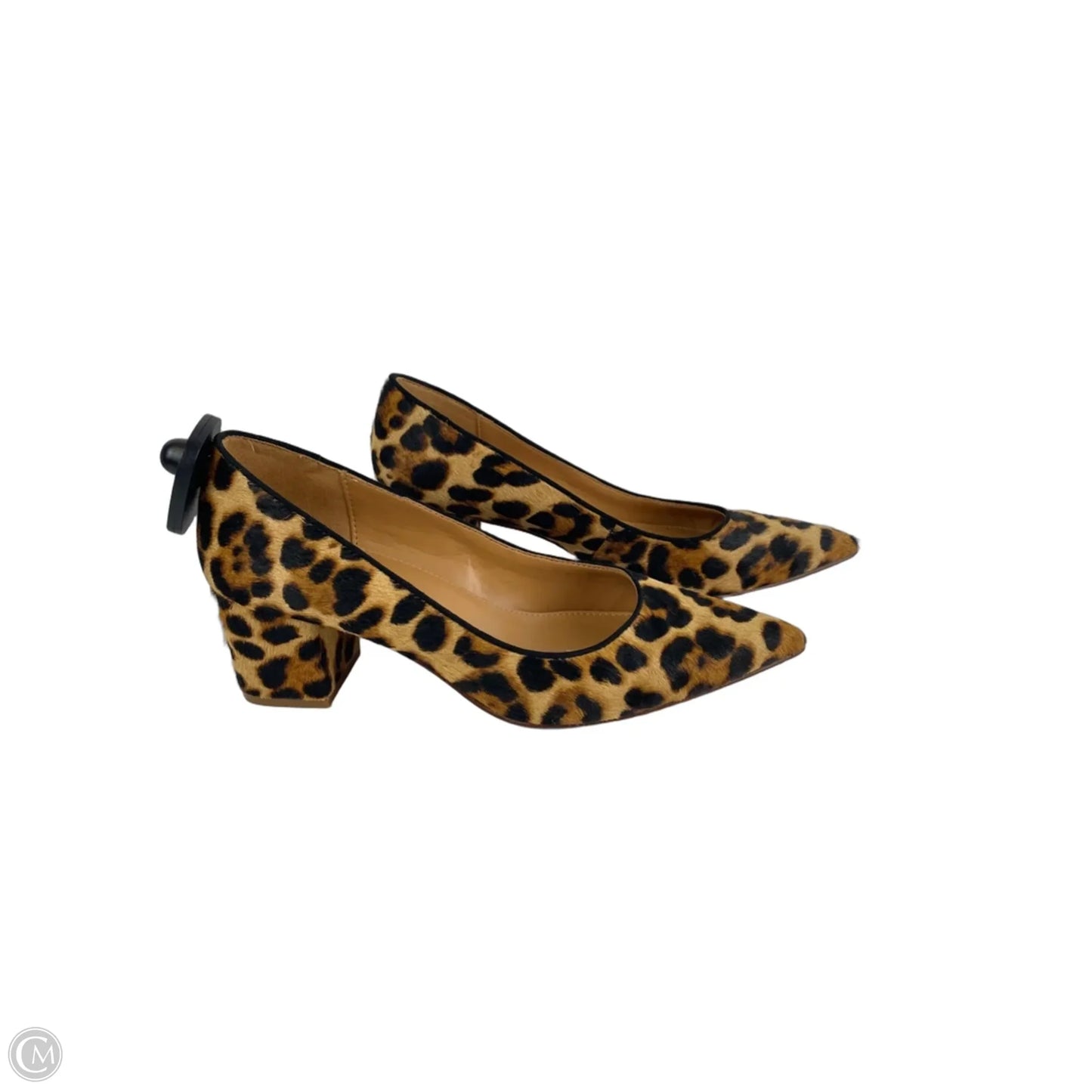 Shoes Heels Block By J. Crew In Animal Print, Size: 7