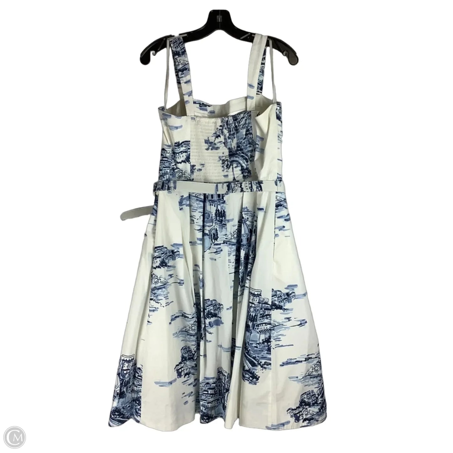 Dress Casual Midi By White House Black Market In White, Size: 12
