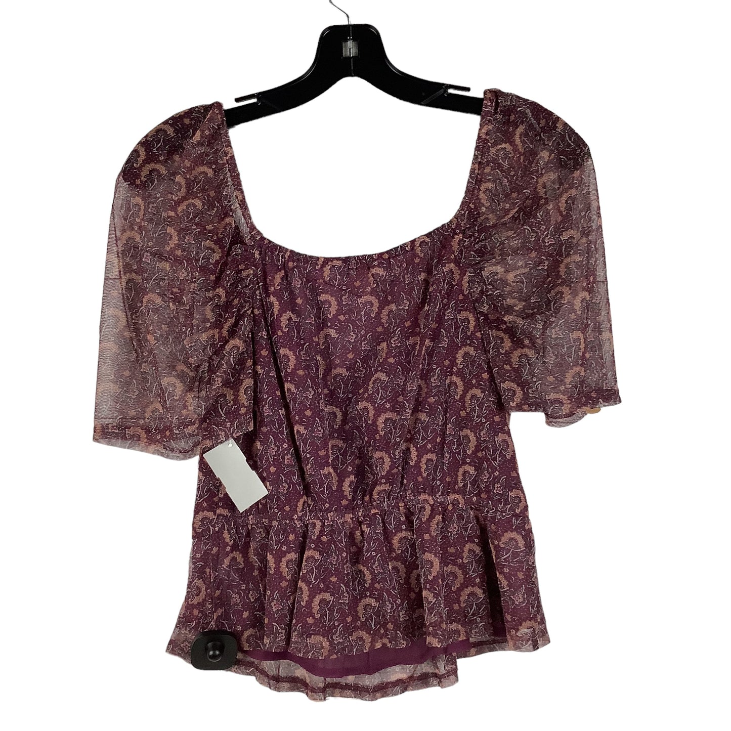 Purple Top Short Sleeve American Eagle, Size Xs