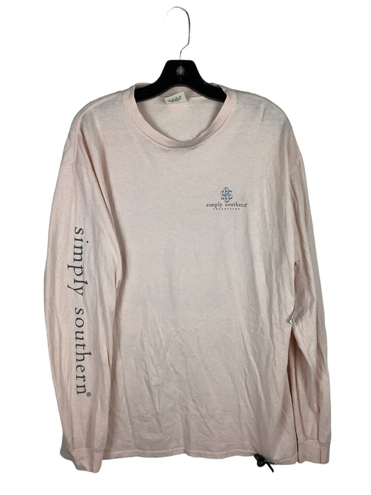 Top Long Sleeve Basic By Simply Southern  Size: L