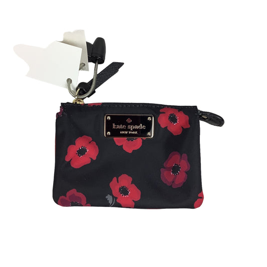 Black & Red Wallet Designer Kate Spade, Size Small