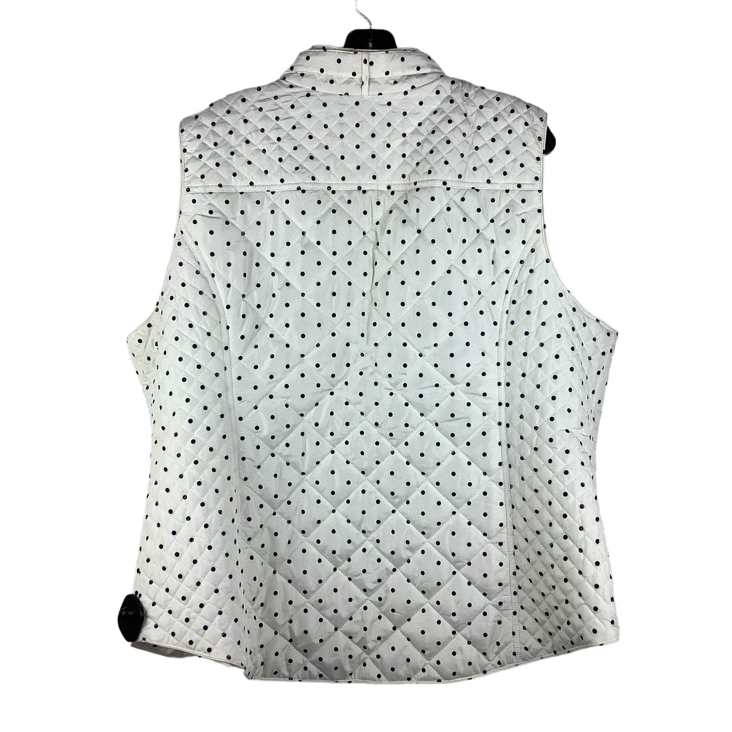 Vest Puffer & Quilted By Crown And Ivy In Polkadot Pattern, Size: Xxl