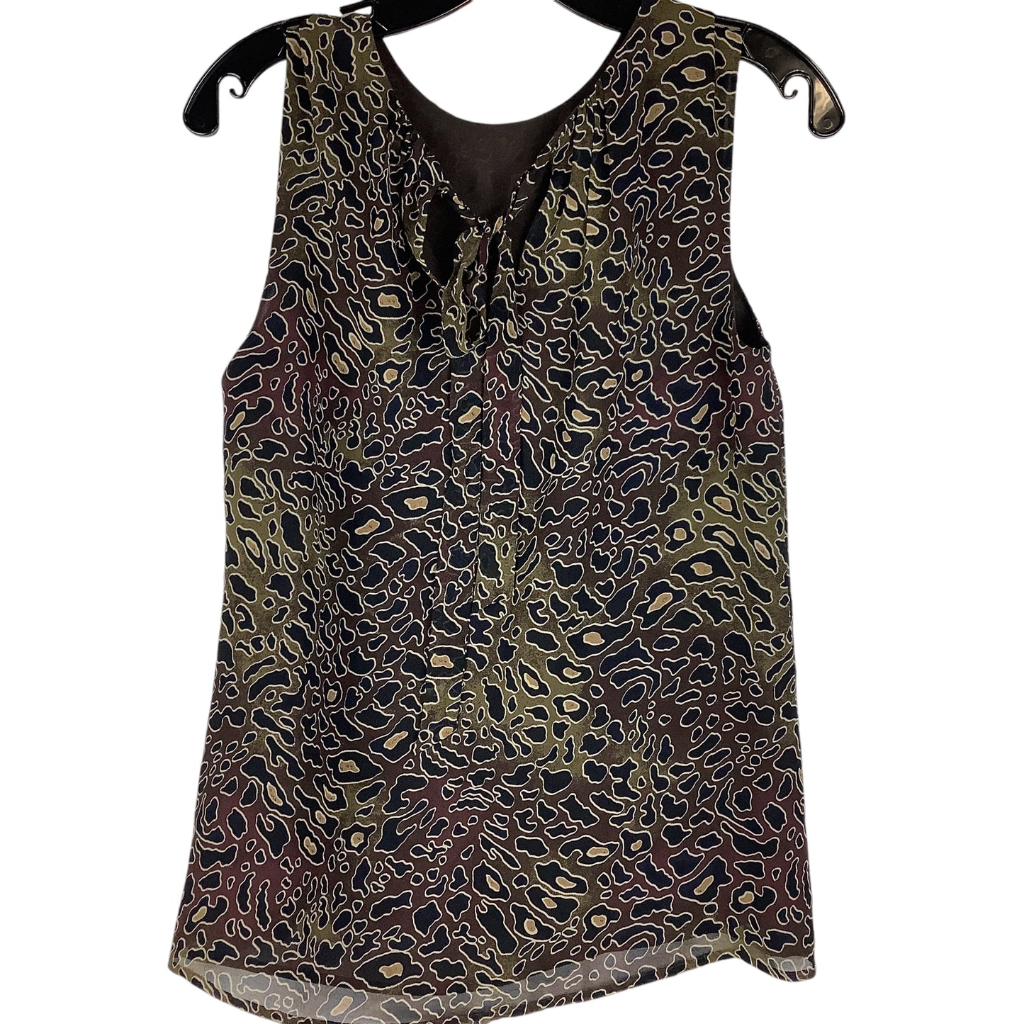 Top Sleeveless Designer By Tory Burch In Animal Print, Size: 6