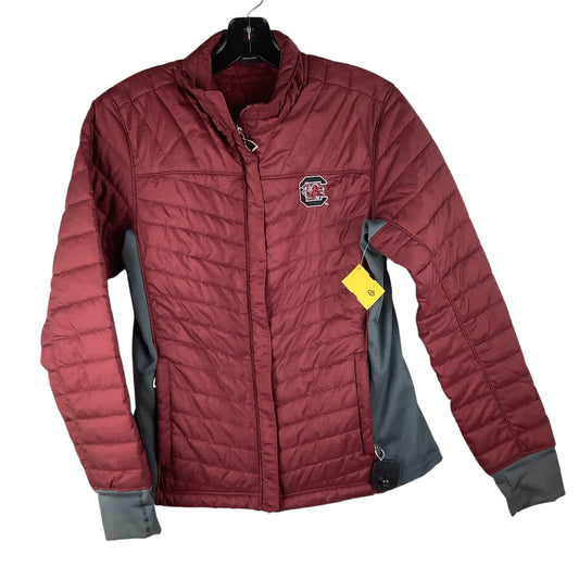 Jacket Puffer & Quilted By Ariat In Red, Size: M