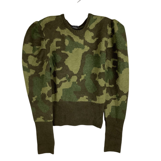 Sweater By Venus In Camouflage Print, Size: S