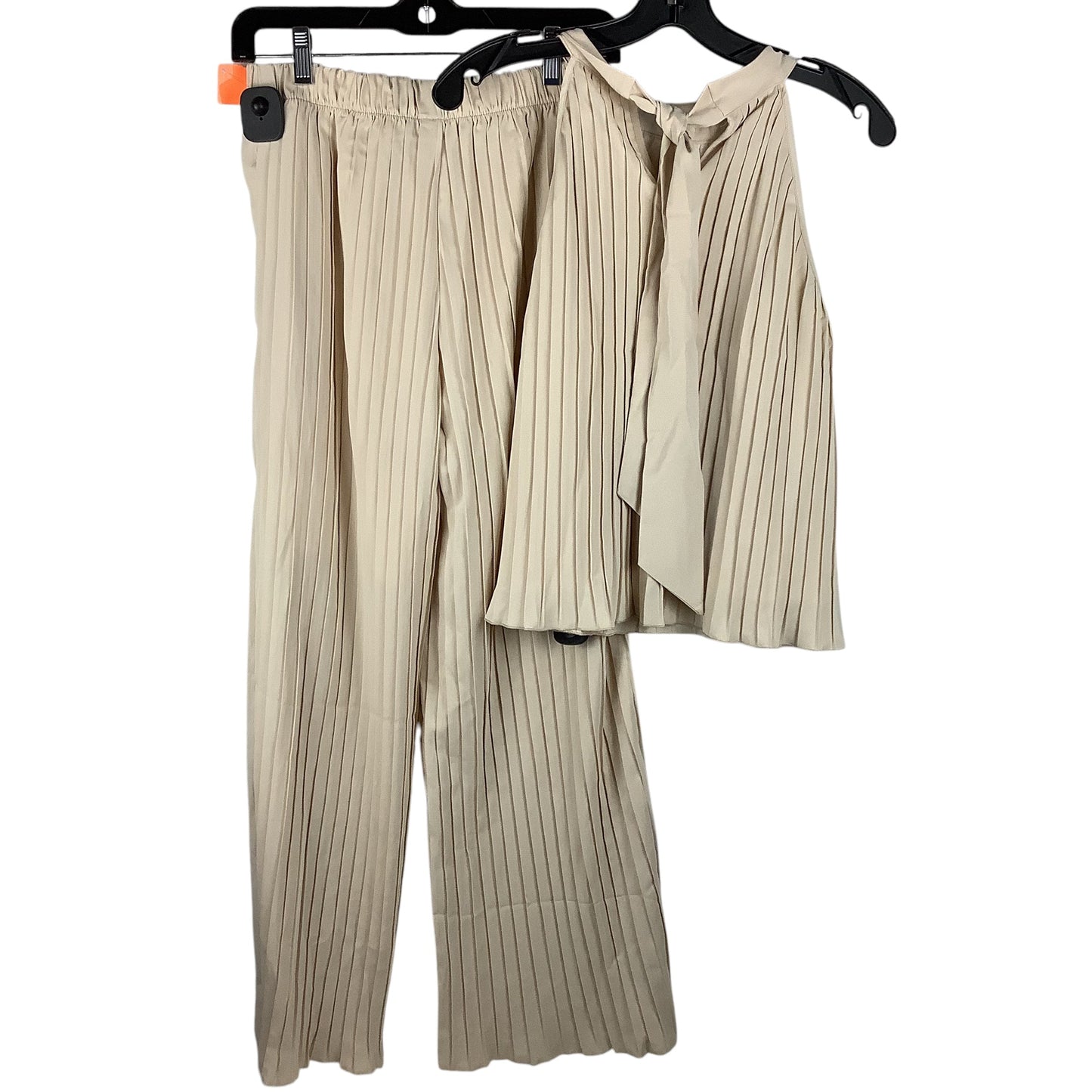 Pants Set 2pc By Clothes Mentor In Cream, Size: S