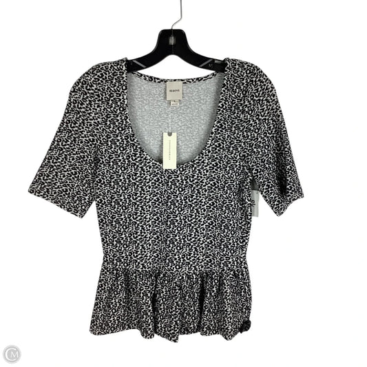 Top Short Sleeve By Maeve In Animal Print, Size: S
