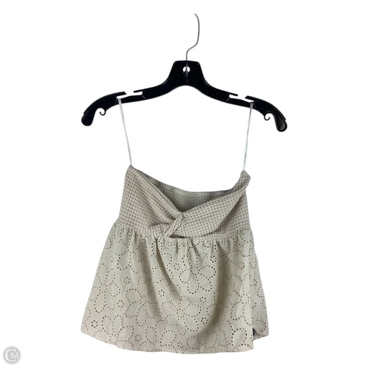Top Sleeveless By Shein In Tan, Size: Xs