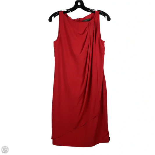 Dress Party Short By Lauren By Ralph Lauren In Red, Size: 8