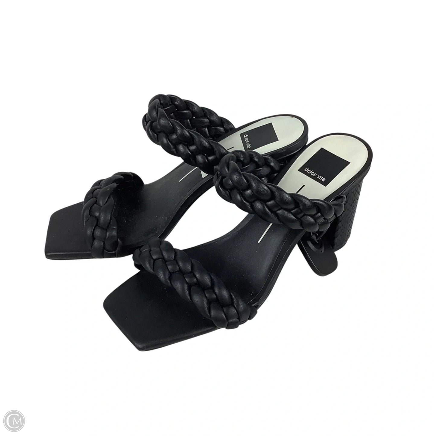 Sandals Heels Block By Dolce Vita In Black, Size: 8.5