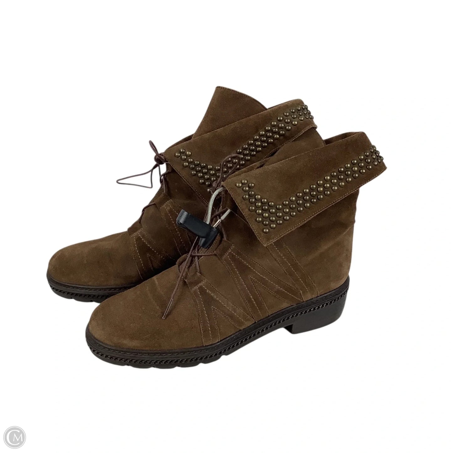 Boots Designer By Stuart Weitzman In Brown, Size: 8