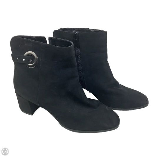 Boots Ankle Heels By East 5th In Black, Size: 10