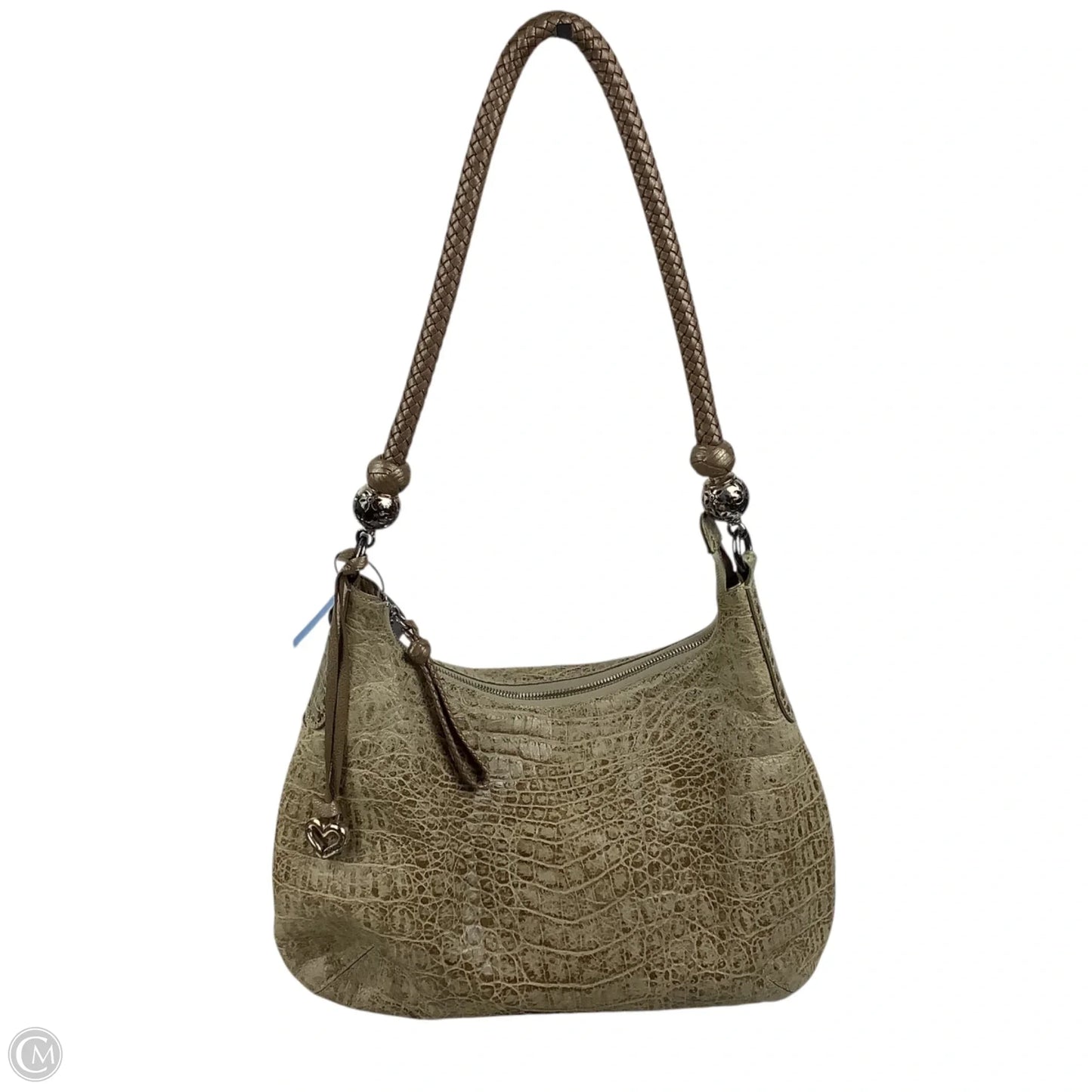 Handbag Leather By Brighton, Size: Medium