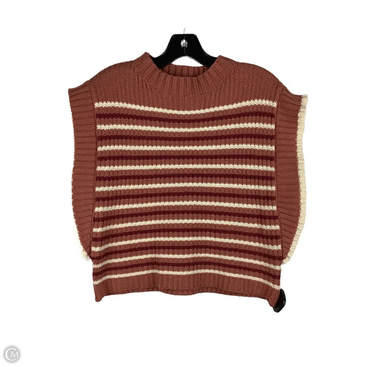 Sweater Short Sleeve By Hudson In Brown, Size: L