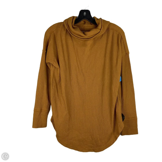 Top Long Sleeve By Maeve In Yellow, Size: Xs