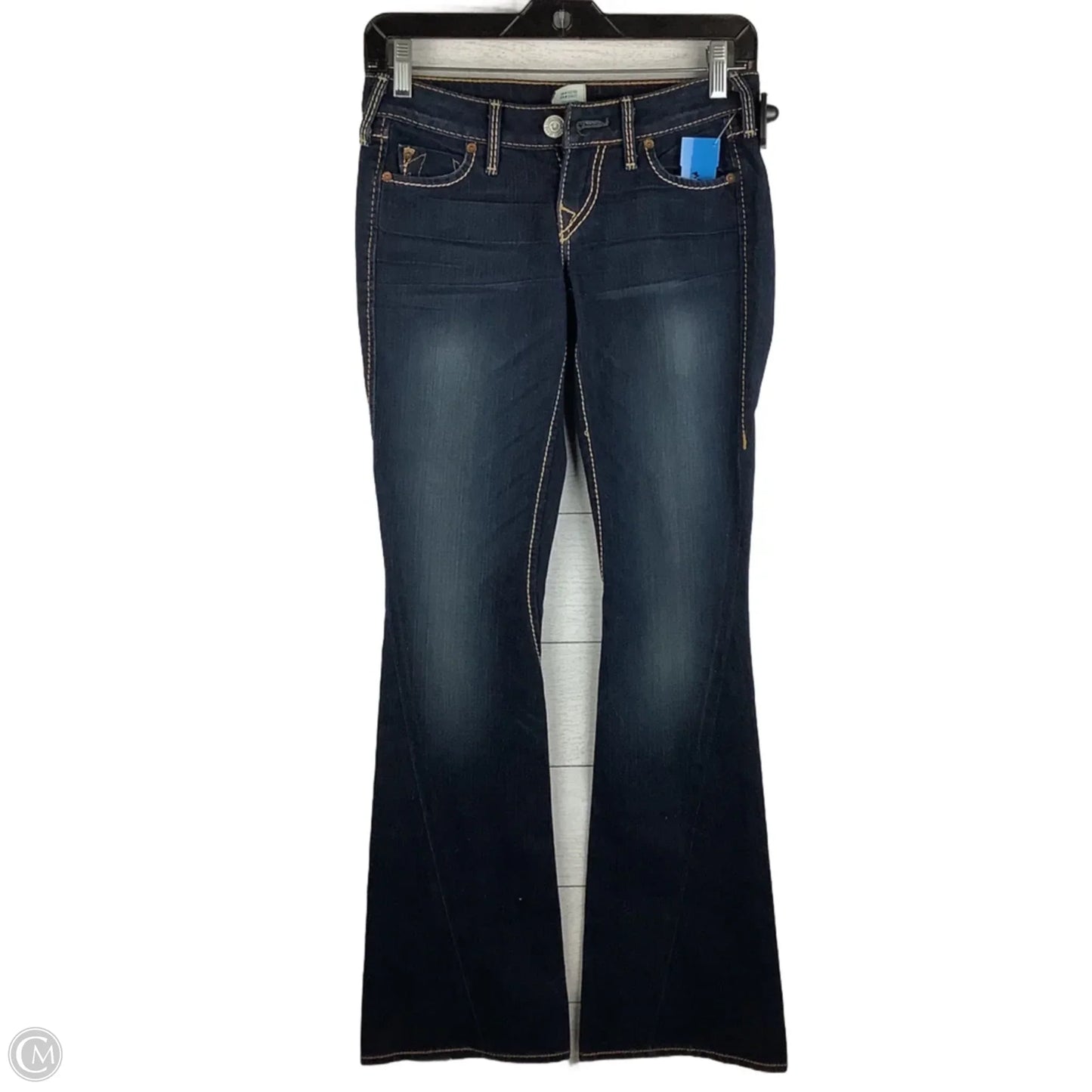 Jeans Boot Cut By True Religion In Blue Denim, Size: 2