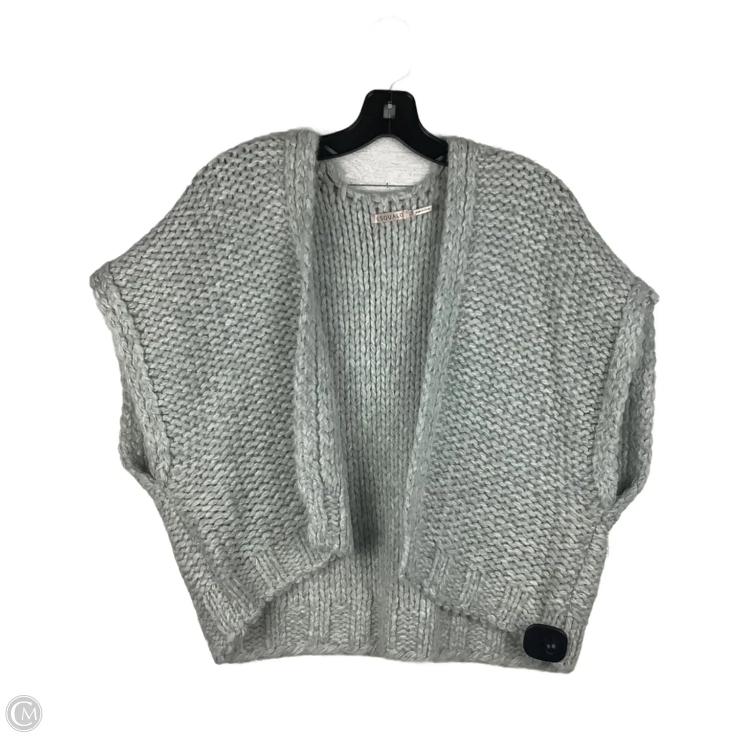 Sweater Cardigan By Cmb In Grey, Size: M