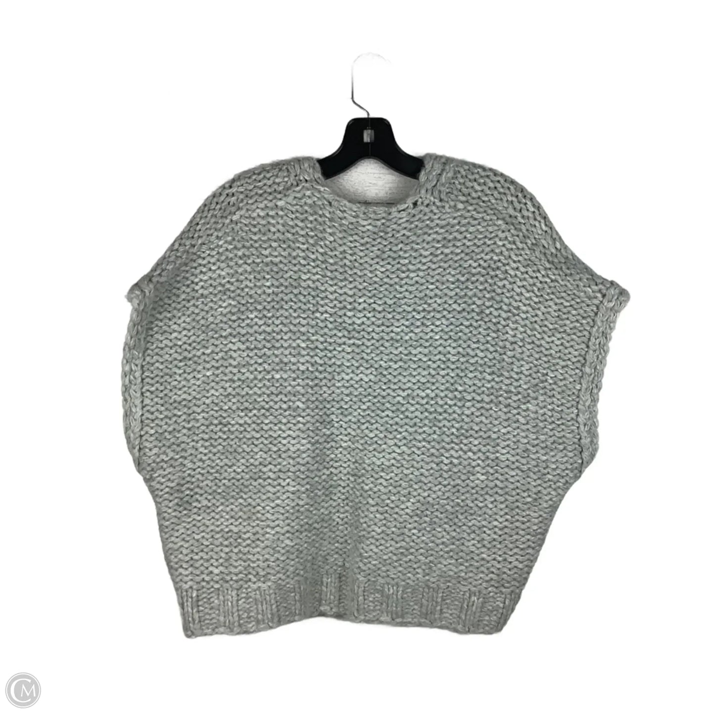 Sweater Cardigan By Cmb In Grey, Size: M