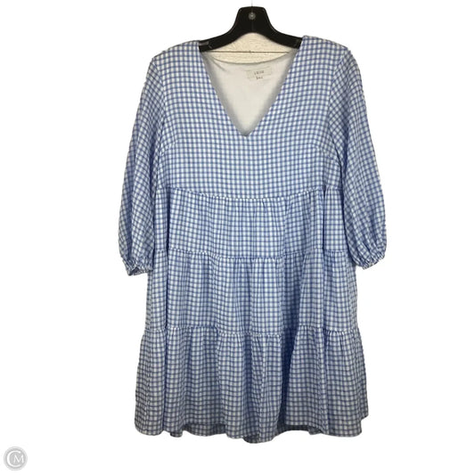 Dress Party Midi By Cmc In Blue & White, Size: S