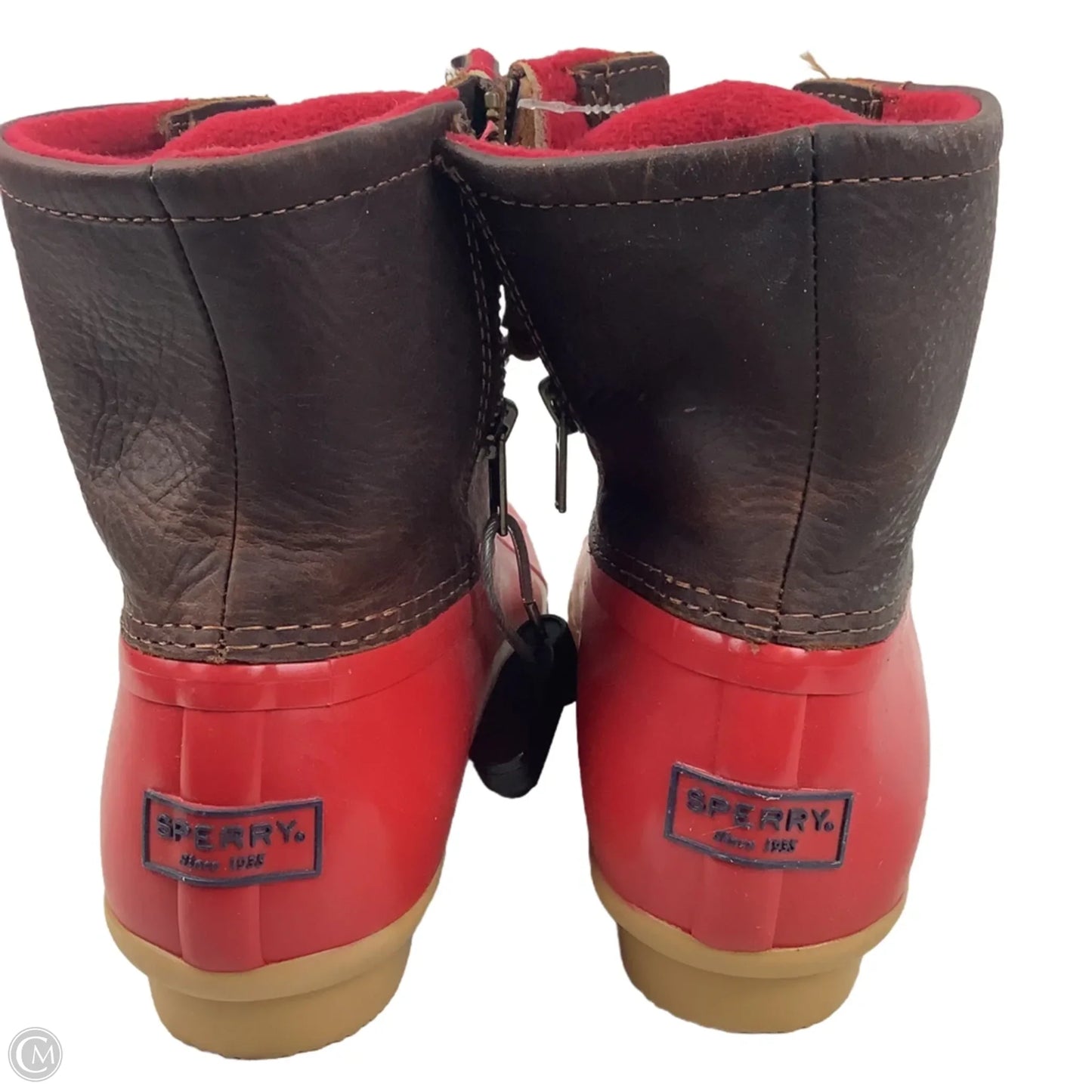 Boots Rain By Sperry In Red, Size: 6.5