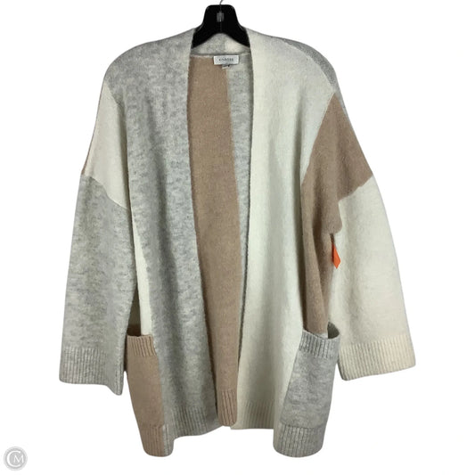 Sweater Cardigan By Cmc In Grey & Silver, Size: S