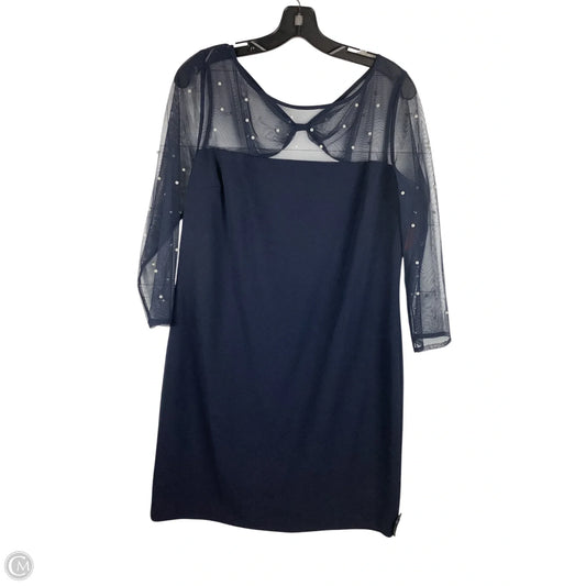 Dress Designer By Karl Lagerfeld In Navy, Size: 14