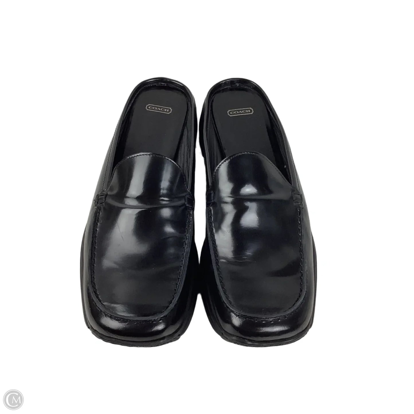 Shoes Designer By Coach In Black, Size: 10