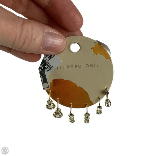 Earrings Dangle/drop By Anthropologie, Size: 06 Piece Set