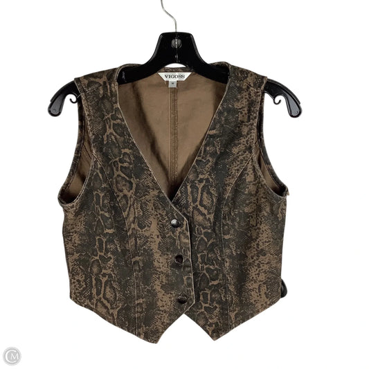 Vest Other By Vigoss In Snakeskin Print, Size: M
