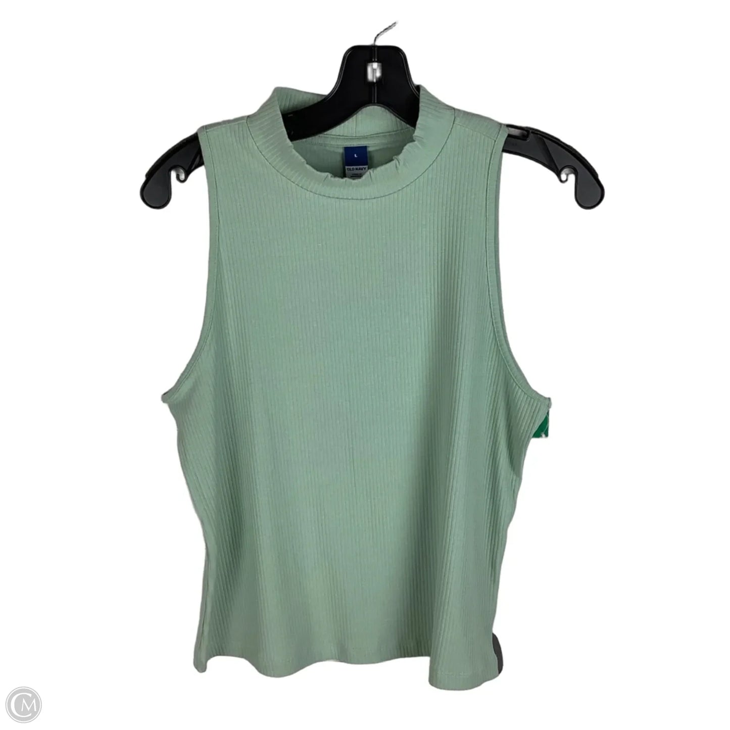 Top Sleeveless Basic By Old Navy In Green, Size: L