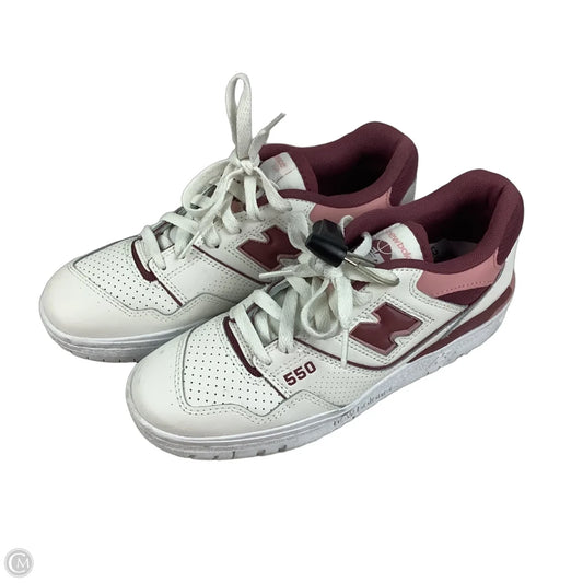 Shoes Athletic By New Balance In Maroon, Size: 7