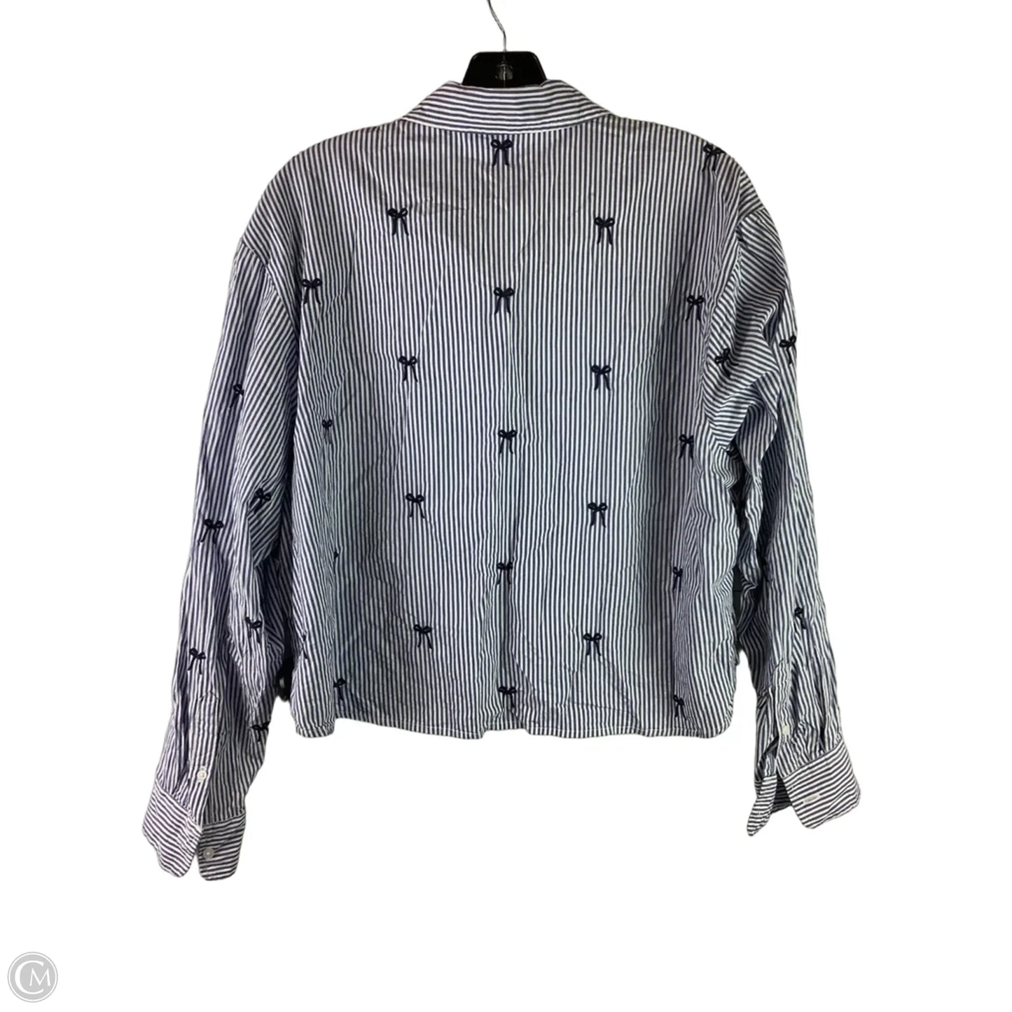 Top Long Sleeve By Old Navy In Striped Pattern, Size: L