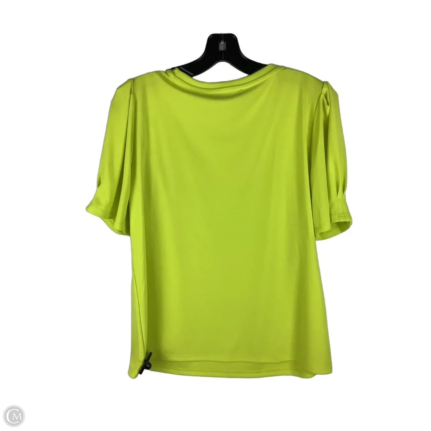 Top Short Sleeve Designer By Karl Lagerfeld In Green, Size: M