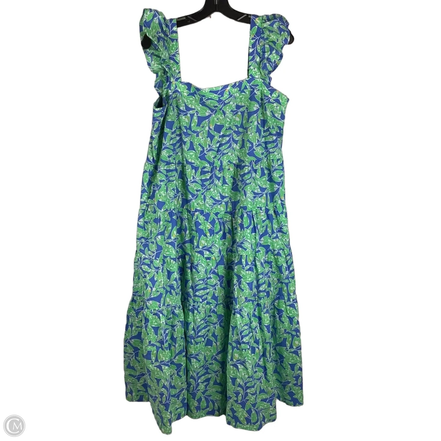 Dress Party Long By Thml In Blue & Green, Size: L