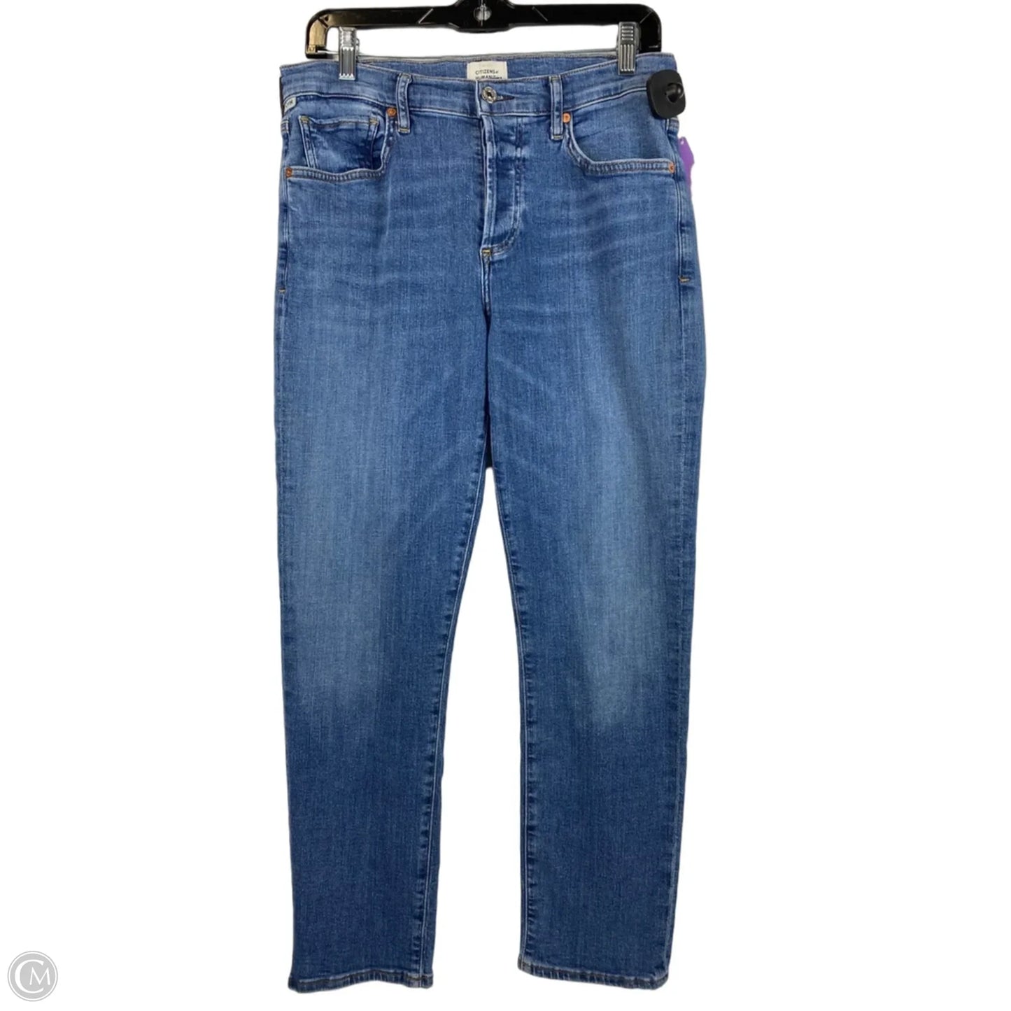 Jeans Straight By Citizens Of Humanity In Blue Denim, Size: 4