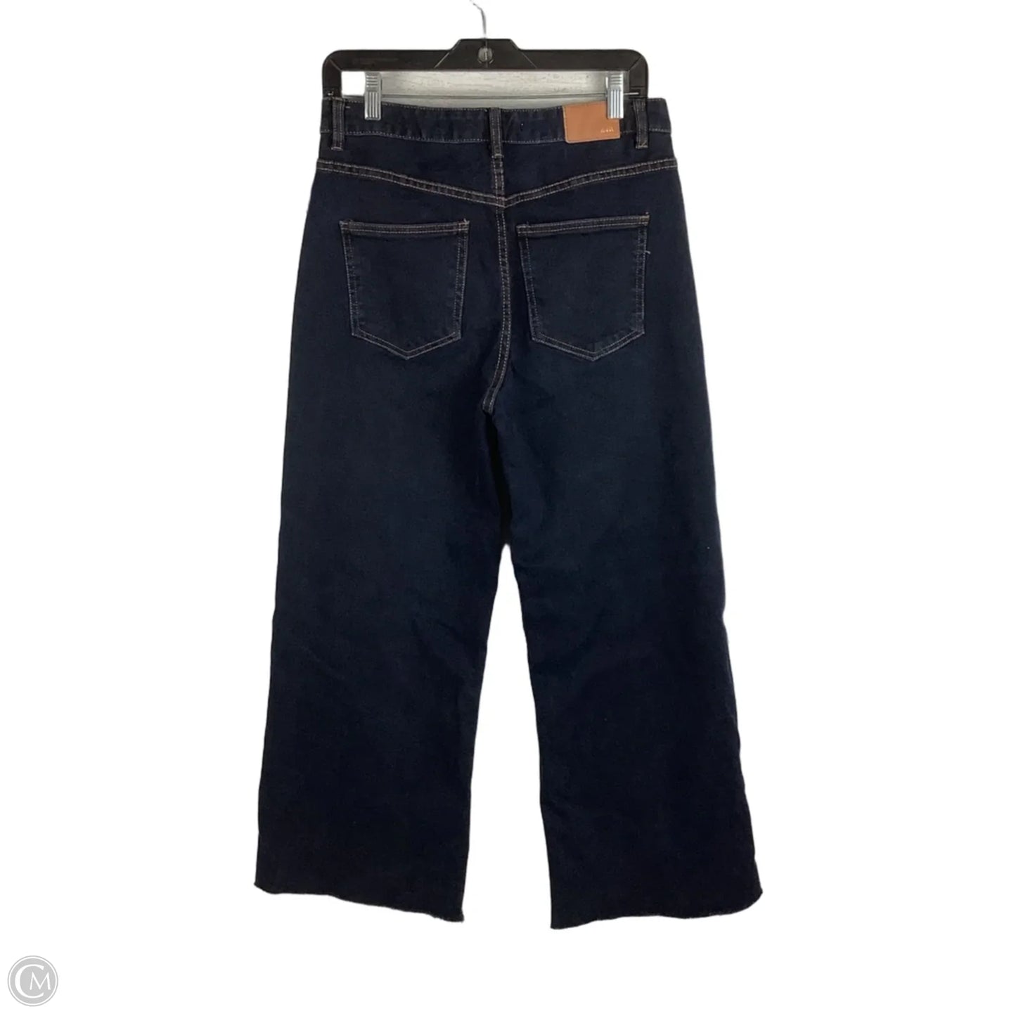 Jeans Wide Leg By Zara In Blue Denim, Size: 8