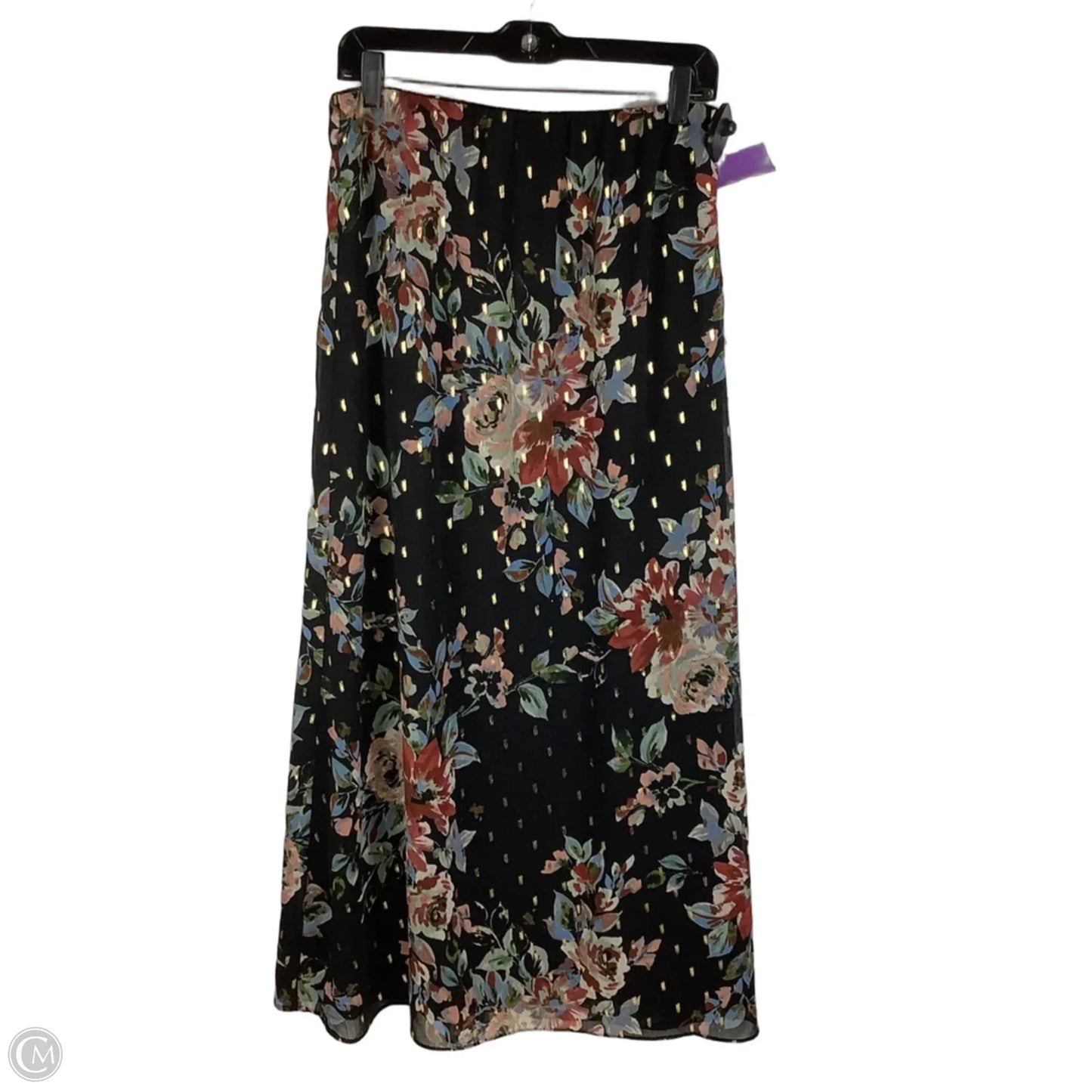 Skirt Maxi By Halogen In Floral Print, Size: S