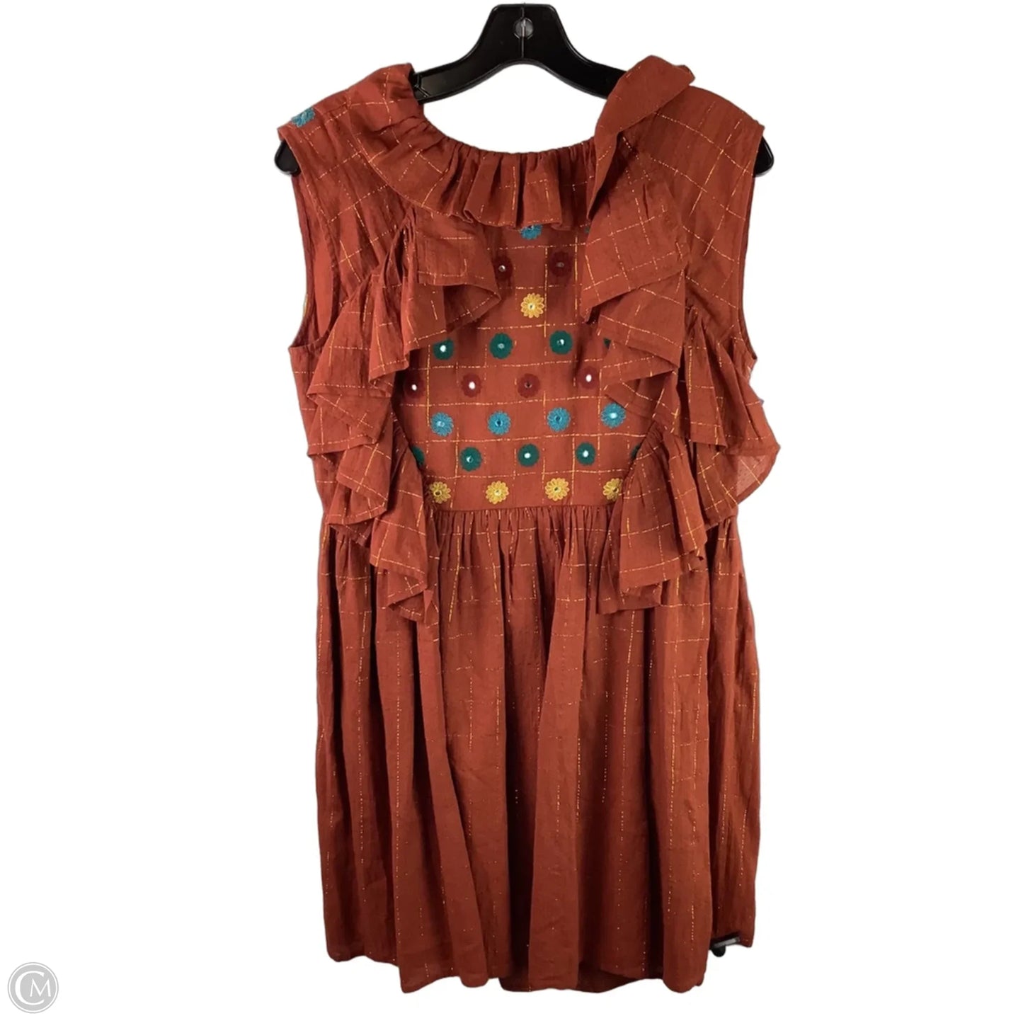 Dress Casual Short By Cmc In Orange, Size: M