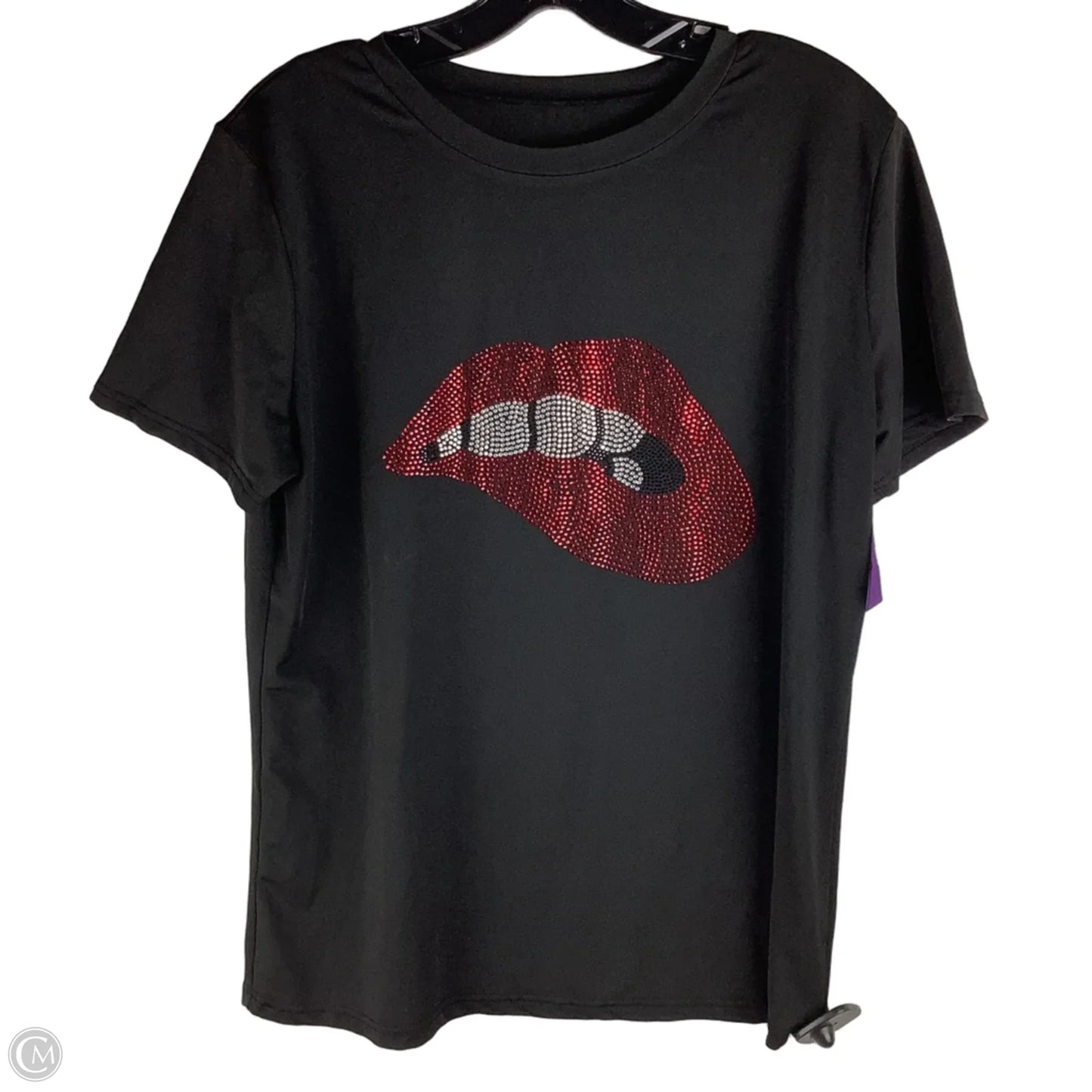 Top Short Sleeve Basic By Clothes Mentor In Black, Size: Xl