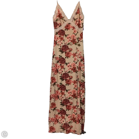 Dress Party Midi By Jessica Simpson In Floral Print, Size: S
