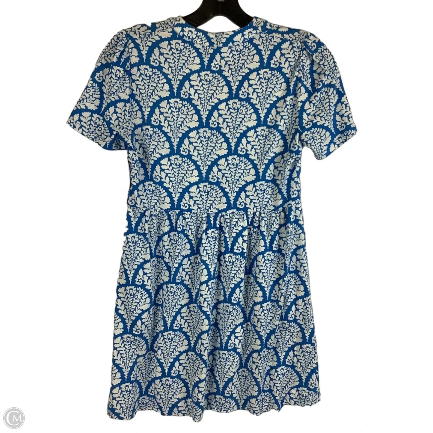 Dress Party Short By Boden In Blue & White, Size: 2