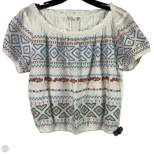 Top Short Sleeve By Altard State In Multi-colored, Size: M