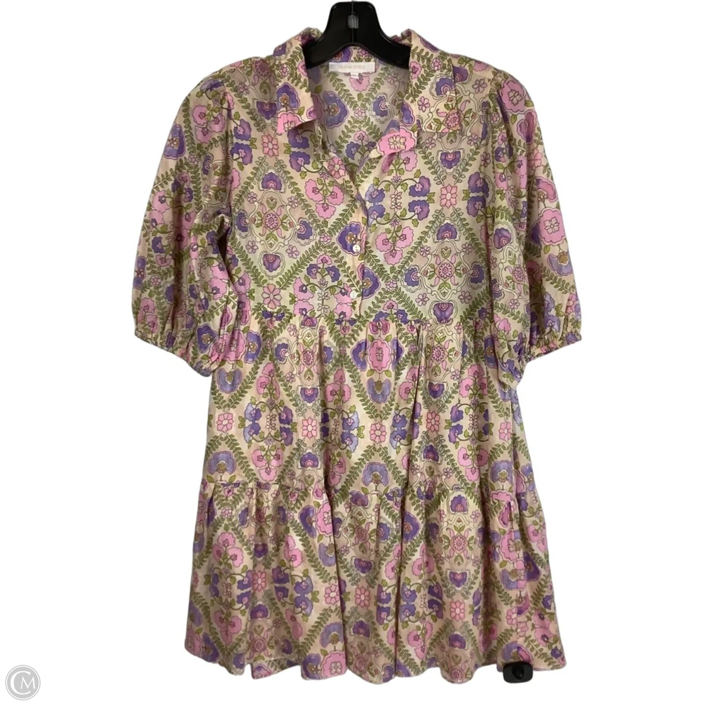 Dress Party Midi By Olivaceous In Floral Print, Size: M