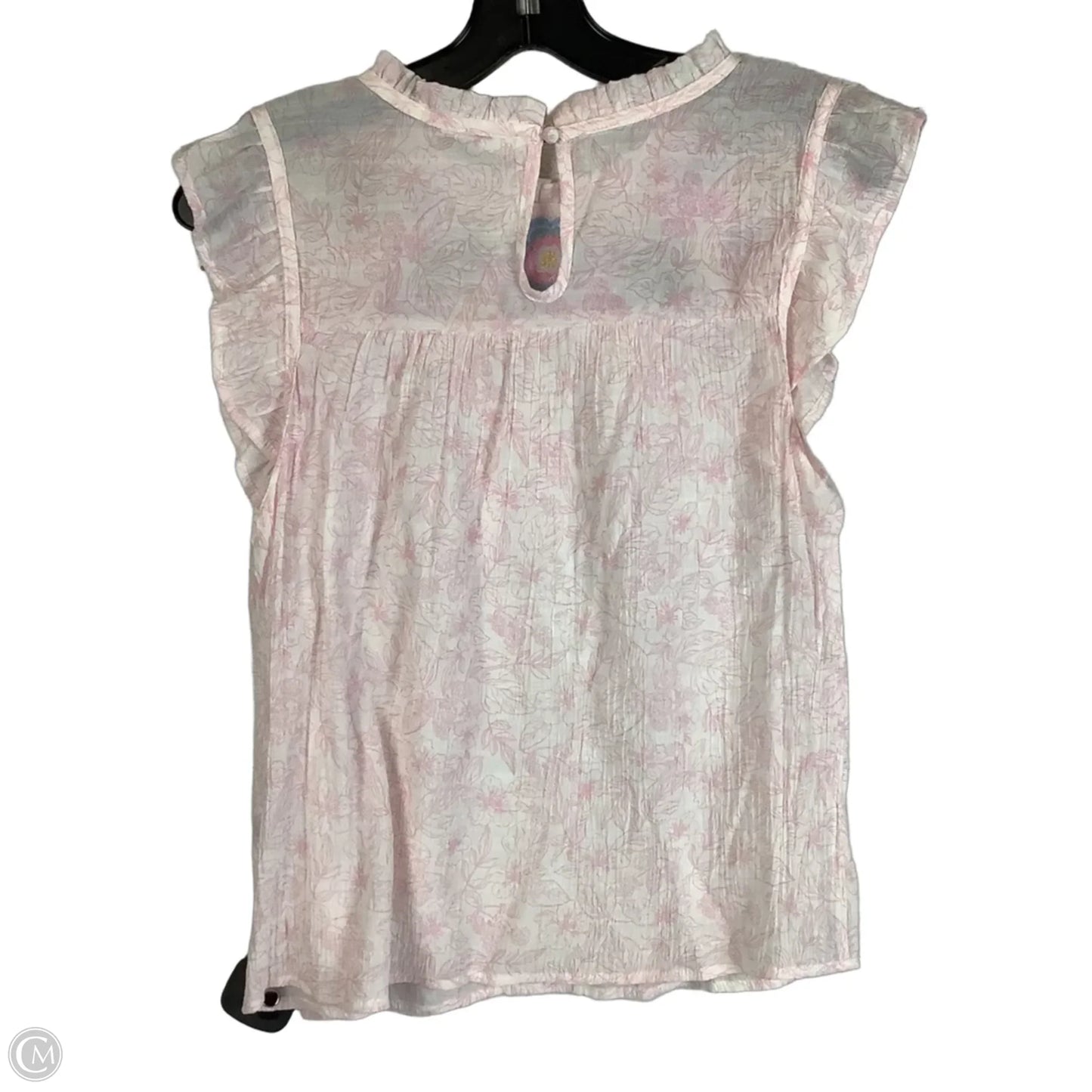 Top Short Sleeve By Thml In Pink, Size: M